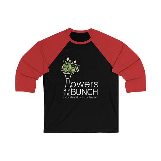 Flowers By the Bunch Unisex 3\4 Sleeve Baseball Tee