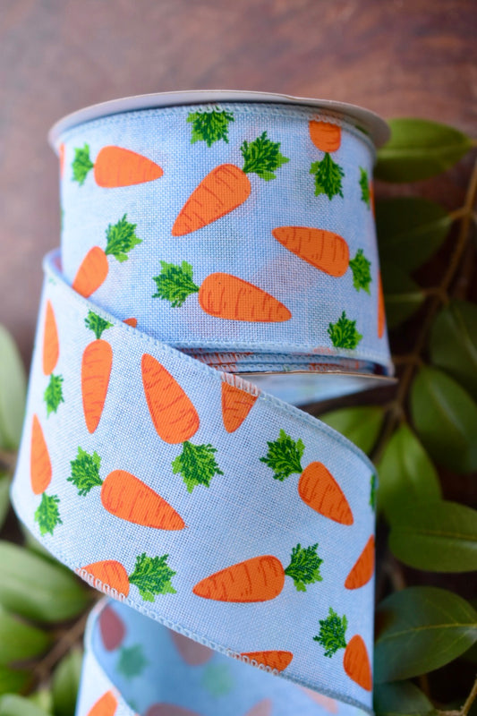 Spring Carrot Ribbon (2.5 inch) - SP13