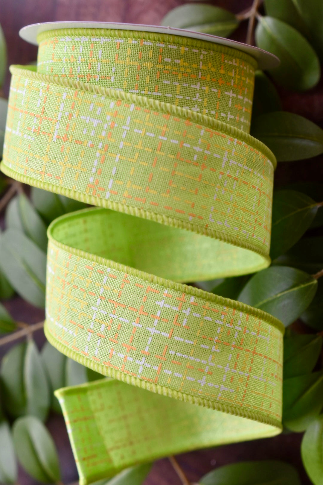 Green Stitch Ribbon (1.5 inch) - SP16