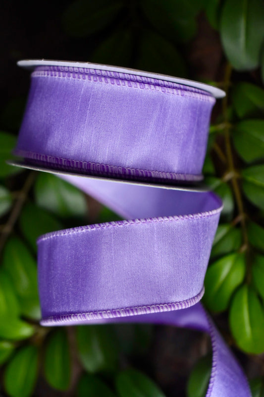 Lavender Faux Dupioni Ribbon (1.5 inch) - D1