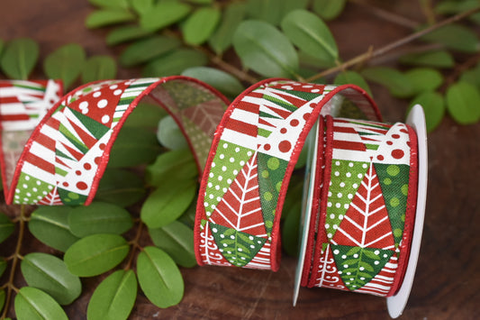 Triangle Tree Ribbon (1.5 inch) - C7