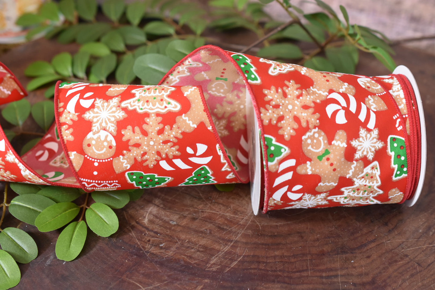 Gingerbread Cookies Ribbon (4 inch) - C24