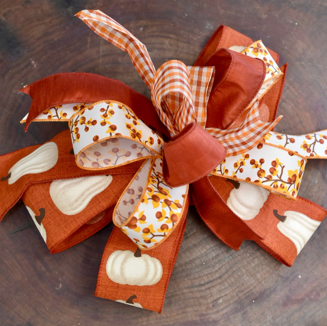 Pumpkin Spice Bow - 12"