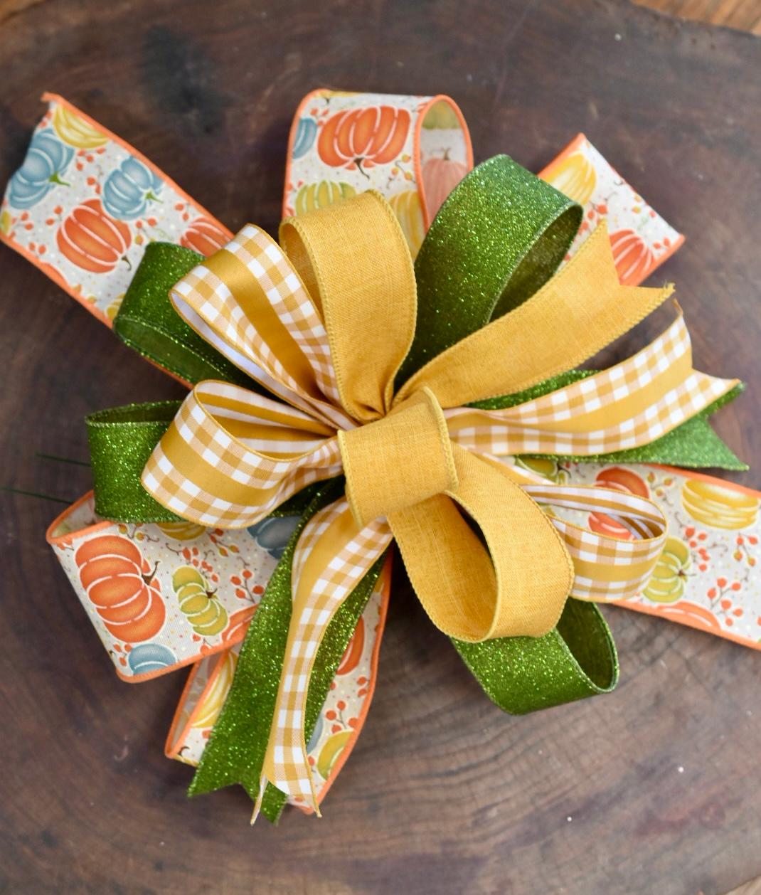 Autumn Dreams Bow with Tails - 12"