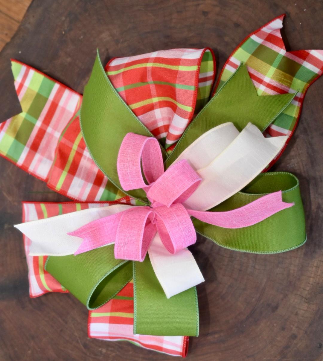 Sweet Melon Bow - 12"